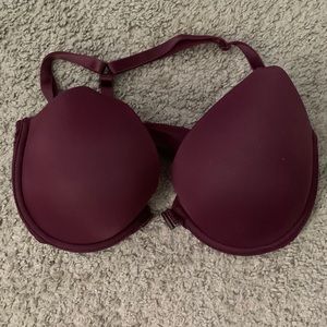 Front clasp racer back push up bra